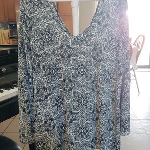 Living Doll Long Sleeved Top 1X